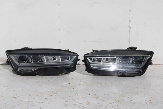 AUDI A7 FL LIFT PRZÓD maska błotniki zderzak pas przedni lampy wzmocnienie FULL LED 2015- W1W1 LX5R S-LINE 4G8941033J 4G8941034J