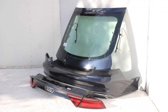 AUDI A7 TYŁ ZDERZAK TYLNY KLAPA BAGAŻNIKA 4G 4G8 LAMPY W1W1 LX5R Niebieski FL LIFT tylna zderzak klapa lampa led ledy  S-LINE