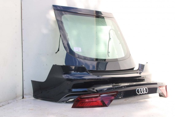 AUDI A7 TYŁ ZDERZAK TYLNY KLAPA BAGAŻNIKA 4G 4G8 LAMPY W1W1 LX5R Niebieski FL LIFT tylna zderzak klapa lampa led ledy  S-LINE