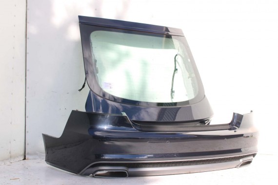 AUDI A7 TYŁ ZDERZAK TYLNY KLAPA BAGAŻNIKA 4G 4G8 LAMPY W1W1 LX5R Niebieski FL LIFT tylna zderzak klapa lampa led ledy  S-LINE