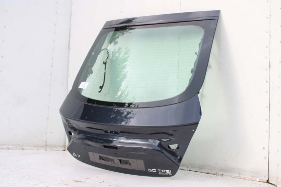 AUDI A7 TYŁ ZDERZAK TYLNY KLAPA BAGAŻNIKA 4G 4G8 LAMPY W1W1 LX5R Niebieski FL LIFT tylna zderzak klapa lampa led ledy  S-LINE