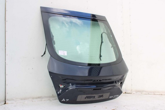 AUDI A7 TYŁ ZDERZAK TYLNY KLAPA BAGAŻNIKA 4G 4G8 LAMPY W1W1 LX5R Niebieski FL LIFT tylna zderzak klapa lampa led ledy  S-LINE