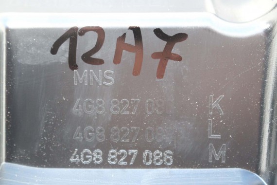 AUDI A7 TYŁ ZDERZAK TYLNY KLAPA BAGAŻNIKA 4G 4G8 LAMPY W1W1 LX5R Niebieski FL LIFT tylna zderzak klapa lampa led ledy  S-LINE