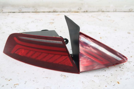 AUDI A7 TYŁ ZDERZAK TYLNY KLAPA BAGAŻNIKA 4G 4G8 LAMPY W1W1 LX5R Niebieski FL LIFT tylna zderzak klapa lampa led ledy  S-LINE