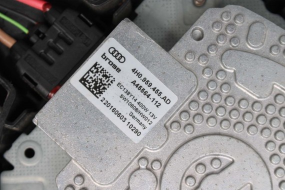 AUDI A7 PAS PRZEDNI PRZÓD WZMOCNIENIE + BELKA + CHŁODNICE WENTYLATORY 8K0121251H 4G0145804D 4G0805594C 4H0959455AD 4H0959455AE