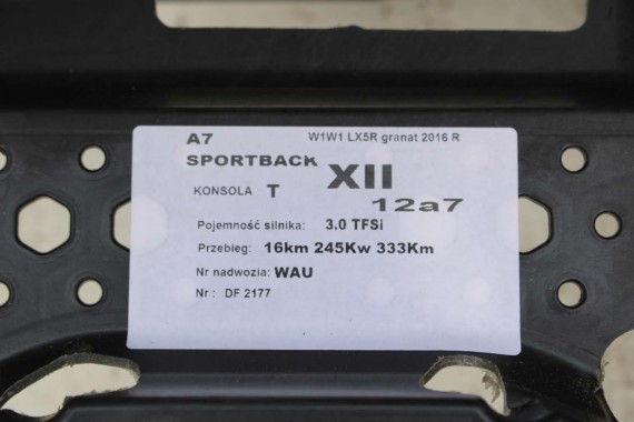 AUDI A7 KONSOLA DESKA ROZDZIELCZA KOKPIT 4G8857001N 4G8857001 PULPIT HEAD UP 4G8858005 FL LIFT 4G8857001N 4G8857001F 4G8857001K