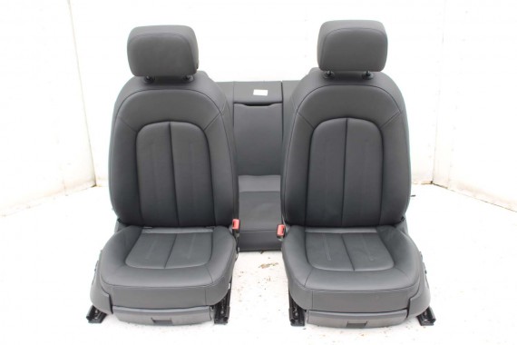 AUDI A7 FOTELE KOMPLET FOTELI siedzeń siedzenia fotel tapicerka 4G 4G8 skóra kolor czarny FOTEL siedzenie fotel N5W Leder Milano