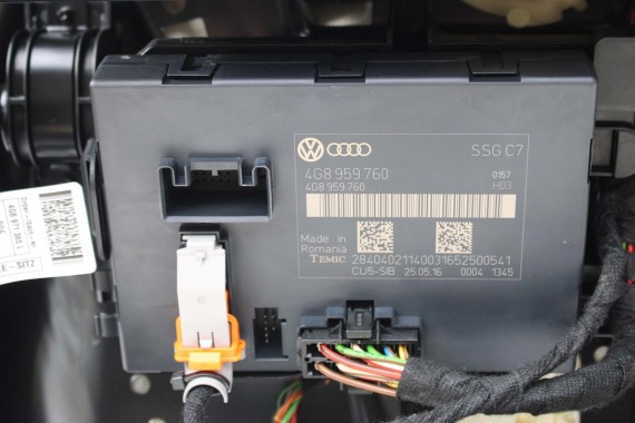 AUDI A7 FOTELE KOMPLET FOTELI siedzeń siedzenia fotel tapicerka 4G 4G8 skóra kolor czarny FOTEL siedzenie fotel N5W Leder Milano