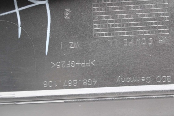 AUDI A7 BOCZEK BOCZKI DRZWI drzwiowe tapicerka skóra 4G8 4G8867103 4G8867104 4G8867303 4G8867304 4G8867103 4G8867104 4G8867303