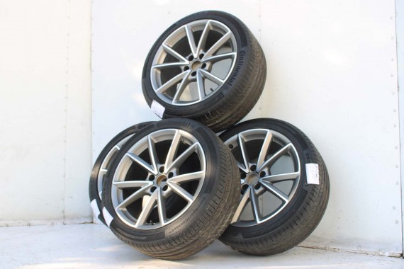 AUDI A7 FELGI 19 cali 4H0601025CK OPONY LATO KOŁA felga 9J*19H2 ET32 opona CONTINENTAL 255/40/19 100Y SportContact 5P A6 A8 4H