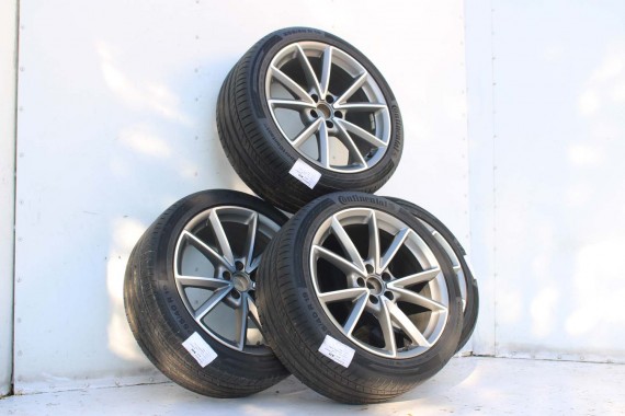 AUDI A7 FELGI 19 cali 4H0601025CK OPONY LATO KOŁA felga 9J*19H2 ET32 opona CONTINENTAL 255/40/19 100Y SportContact 5P A6 A8 4H
