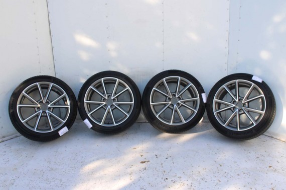 AUDI A7 FELGI 19 cali 4H0601025CK OPONY LATO KOŁA felga 9J*19H2 ET32 opona CONTINENTAL 255/40/19 100Y SportContact 5P A6 A8 4H