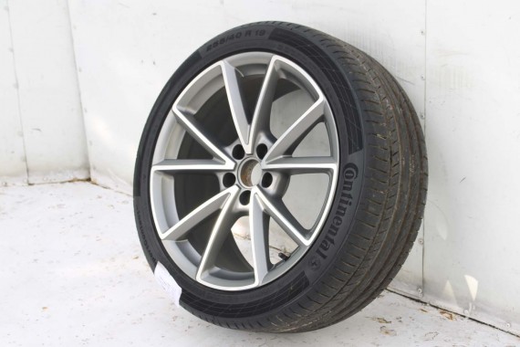 AUDI A7 FELGI 19 cali 4H0601025CK OPONY LATO KOŁA felga 9J*19H2 ET32 opona CONTINENTAL 255/40/19 100Y SportContact 5P A6 A8 4H