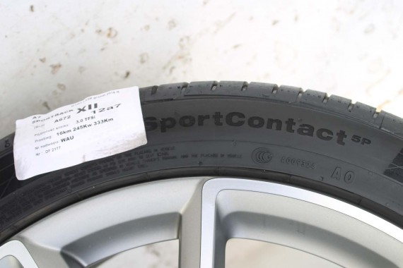 AUDI A7 FELGI 19 cali 4H0601025CK OPONY LATO KOŁA felga 9J*19H2 ET32 opona CONTINENTAL 255/40/19 100Y SportContact 5P A6 A8 4H