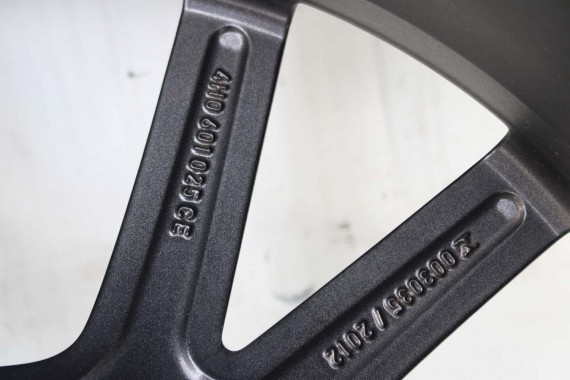 AUDI A7 FELGI 19 cali 4H0601025CK OPONY LATO KOŁA felga 9J*19H2 ET32 opona CONTINENTAL 255/40/19 100Y SportContact 5P A6 A8 4H