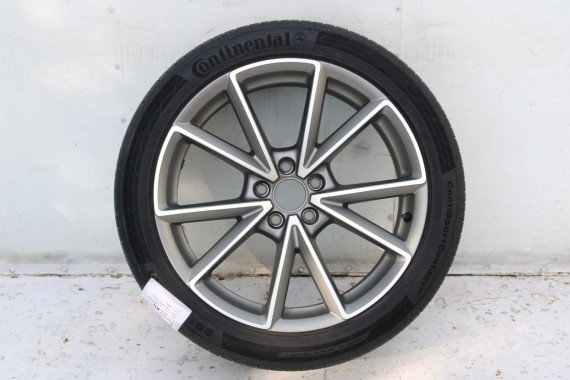 AUDI A7 FELGI 19 cali 4H0601025CK OPONY LATO KOŁA felga 9J*19H2 ET32 opona CONTINENTAL 255/40/19 100Y SportContact 5P A6 A8 4H