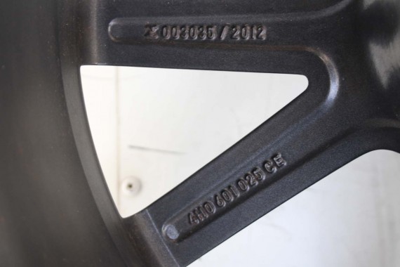 AUDI A7 FELGI 19 cali 4H0601025CK OPONY LATO KOŁA felga 9J*19H2 ET32 opona CONTINENTAL 255/40/19 100Y SportContact 5P A6 A8 4H