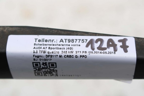 AUDI A6 A7 RAMIĘ RAMIONA WYCIERACZKI + PIÓRA L+P 4G1955407D 4G1955408D 4G C7 4G0 C7 4G1955407C 4G1955408C 4G1955407B 4G1955408B