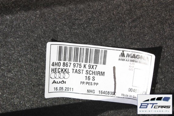 AUDI A8 BOCZEK KLAPY BAGAŻNIKA 4H0867975K 4H D4 tył tylny 4H0 867 975 K 4H0867975K 4H0867975E 4H0867975F 4H0867975J 4H0867975K