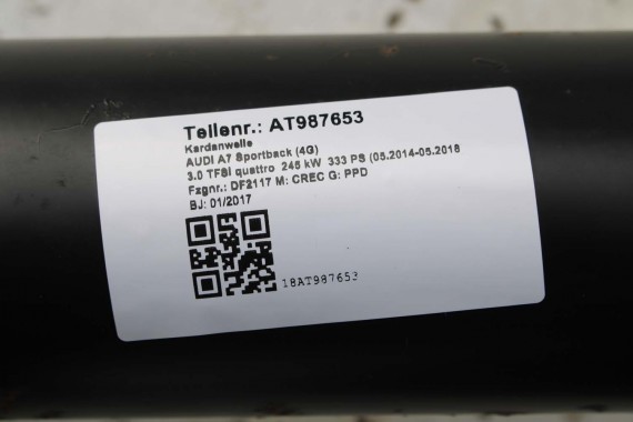 AUDI A6 A7 WAŁ KARDANA 4G0521101L 4G0521101E 4G0 521 101 L 4G0521101A 4G0521101 4G0521101G 4G0521101L 4G0521101E 4G0521101L c7