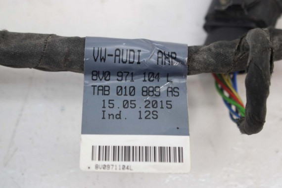 AUDI A3 8V WIĄZKA instalacja zderzaka tył 8V0971104L elektryczna 8V0 971 104 8V0971104L 8V0971104L 8V0971104 8V0971104 8V0971104