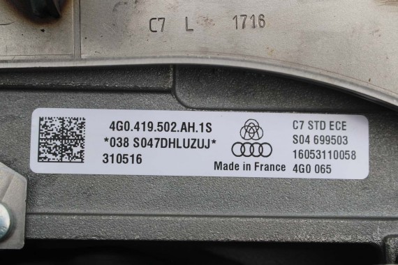 AUDI A6 A7 4G C7 KIEROWNICY KOLUMNA 4G0419502AH 4G0 419 502 przekładnia kierownicza 4G1419753C 4G0419502 4G0419502N 4G0419502AN
