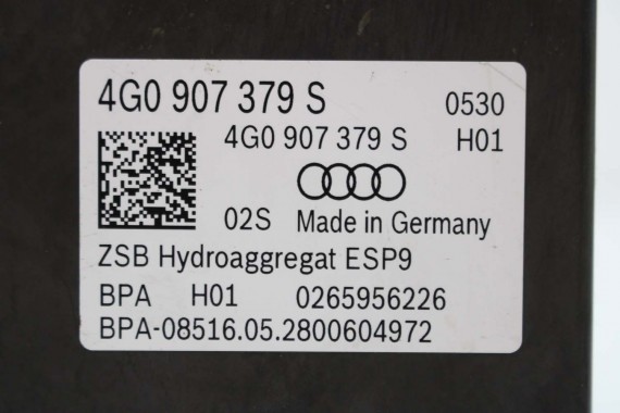 AUDI A6 POMPA ABS 4G0907379S hamulcow 4G0614517AL agregat BEF 4G0614517AL 4G0907379S 4G0998375AD A7 4G8 FL LIFT 4G0614517AL ACC