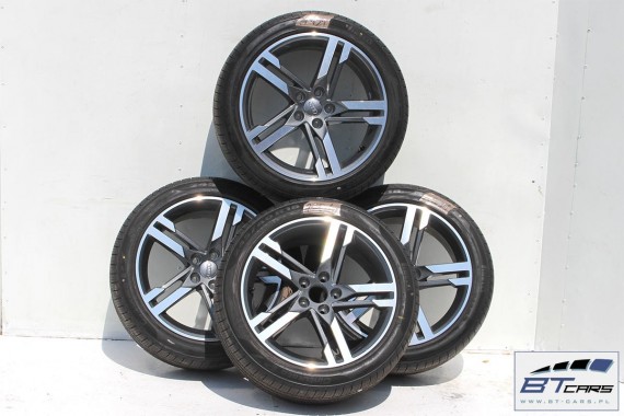 AUDI A4 A5 8W FELGI 18 cali 8W0601025M KOŁA OPONY LATO felga 8J*18H2 ET40 opona Pirelli Cinturato P7 245/40/18 97H 8W0601025M