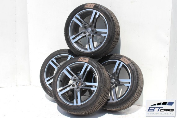AUDI A4 A5 8W FELGI 18 cali 8W0601025M KOŁA OPONY LATO felga 8J*18H2 ET40 opona Pirelli Cinturato P7 245/40/18 97H 8W0601025M