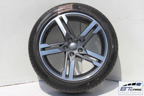 AUDI A4 A5 8W FELGI 18 cali 8W0601025M KOŁA OPONY LATO felga 8J*18H2 ET40 opona Pirelli Cinturato P7 245/40/18 97H 8W0601025M