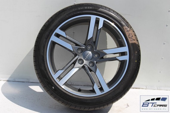 AUDI A4 A5 8W FELGI 18 cali 8W0601025M KOŁA OPONY LATO felga 8J*18H2 ET40 opona Pirelli Cinturato P7 245/40/18 97H 8W0601025M