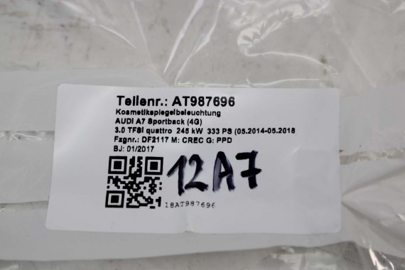 AUDI A5 A6 A7 A8 TT LAMPKA PODSUFITKI 4H0947105C 4H0 947 105 C oświetlenie kabiny Led 4H0947105C 4H0947105C 4H0947105C 4H0947105