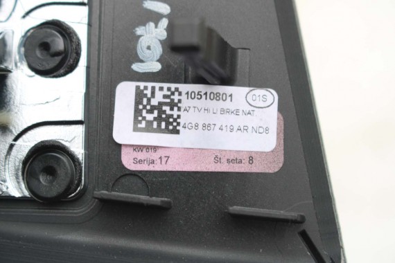 AUDI A7 LISTWY OZDOBNE LISTWA DEKOR DEKORY WYKOŃCZENIE TAPICERKA 4G8867409CC 4G8867410CB 4G8867419AR 4G8853190EJ 4G0864261AT FL