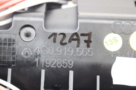 AUDI A6 A7 WLOTY WYKOŃCZENIE TUNELU 4G0919565 4G0819203 4G0 819 203 TUNELU ŚRODKOWEGO 4G 2010- 4G0819203C + obudowa 4G0864376B