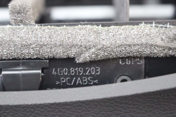 AUDI A6 A7 WLOTY WYKOŃCZENIE TUNELU 4G0919565 4G0819203 4G0 819 203 TUNELU ŚRODKOWEGO 4G 2010- 4G0819203C + obudowa 4G0864376B