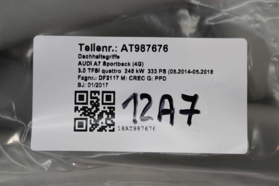 AUDI A6 4G RĄCZKI PODSUFITKI RĄCZKA 8K 8T 8R 8K0857607 8K0857607 8K0 857 607 8K0 857 607 8K0857608B 8K0857608 KOMPLET FL LIFT