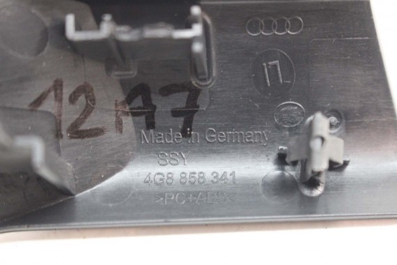 AUDI A7 WYKOŃCZENIE 4G1857304 4G1857237 4G8858341 4G8858342 ZAŚLEPKA OSŁONA KONSOLI KAPA  listwa deski 4G8858341 4G8 858 342