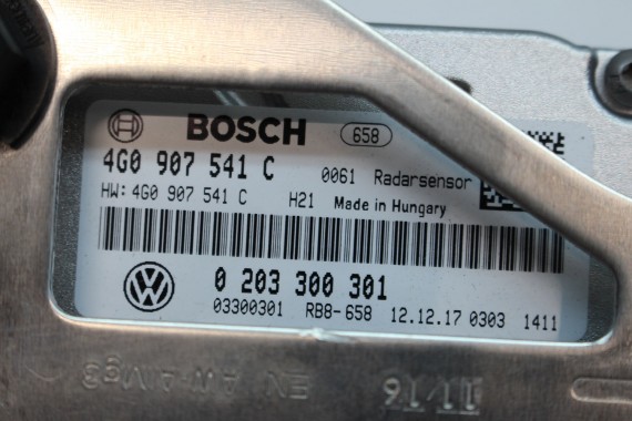 AUDI A6 A7 SENSOR RADAR ACC DISTRONIC 4G0907541C 4G0907561C 4G 4G8 C7 4G0 907 541 C 4G0907561C 4G0907541C 4G0907561C 4G0907541C