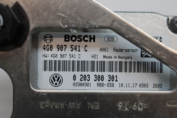AUDI A6 A7 SENSOR RADAR ACC DISTRONIC 4G0907541C 4G0907561C 4G 4G8 C7 4G0 907 541 C 4G0907561C 4G0907541C 4G0907561C 4G0907541C