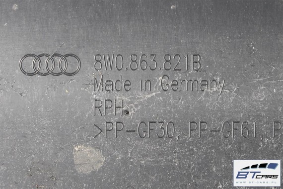 AUDI A4 A5 OSŁONA POD SILNIK 8W0863821B 8W0863822A skrzynię 8W0863821B 8W0863822A 8W F5 8W0863821 8W0863822 8W0863821 8W0863822