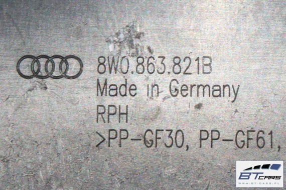 AUDI A4 A5 OSŁONA POD SILNIK 8W0863821B 8W0863822A skrzynię 8W0863821B 8W0863822A 8W F5 8W0863821 8W0863822 8W0863821 8W0863822