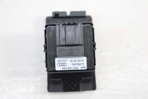 AUDI A6 A7 PRZYCISK ŚWIATEŁ AWARYJNYCH 4G0941509 4G0 941 509 5PR czarny soul 4G C7 Przełącznik systemu ostrzegawczego 4G0941509