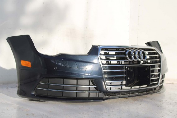 AUDI A7 FL LIFT PRZÓD maska błotniki zderzak pas przedni lampy wzmocnienie FULL LED 4G8 2014- W1W1 LX5R 4G8941033M 4G8941034M