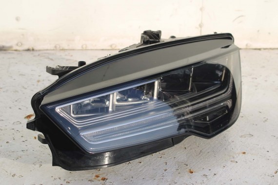 AUDI A7 FL LIFT PRZÓD maska błotniki zderzak pas przedni lampy wzmocnienie FULL LED 4G8 2014- W1W1 LX5R 4G8941033M 4G8941034M