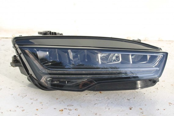 AUDI A7 FL LIFT PRZÓD maska błotniki zderzak pas przedni lampy wzmocnienie FULL LED 4G8 2014- W1W1 LX5R 4G8941033M 4G8941034M