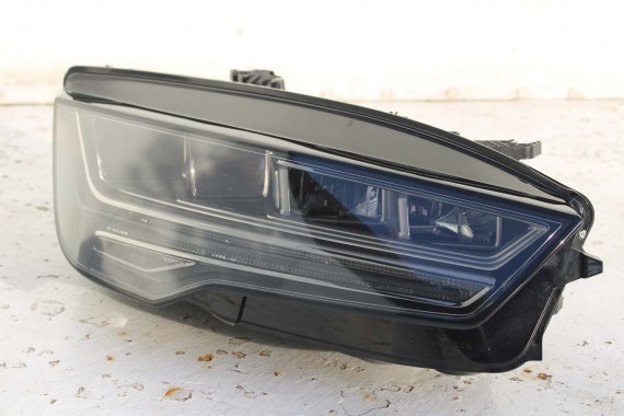 AUDI A7 FL LIFT PRZÓD maska błotniki zderzak pas przedni lampy wzmocnienie FULL LED 4G8 2014- W1W1 LX5R 4G8941033M 4G8941034M