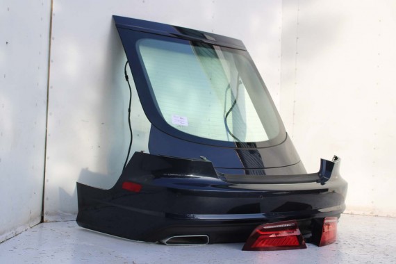 AUDI A7 TYŁ ZDERZAK TYLNY KLAPA BAGAŻNIKA 4G 4G8 LAMPY W1W1 LX5R Niebieski FL LIFT tylna zderzak klapa lampa led ledy