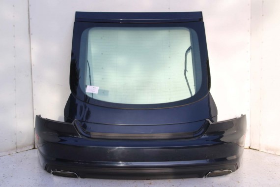 AUDI A7 TYŁ ZDERZAK TYLNY KLAPA BAGAŻNIKA 4G 4G8 LAMPY W1W1 LX5R Niebieski FL LIFT tylna zderzak klapa lampa led ledy