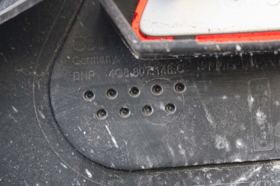 AUDI A7 TYŁ ZDERZAK TYLNY KLAPA BAGAŻNIKA 4G 4G8 LAMPY W1W1 LX5R Niebieski FL LIFT tylna zderzak klapa lampa led ledy