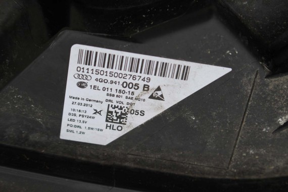 AUDI A6 4G LAMPY REFLEKTORY 4G0941005B 4G0941006B przód przednie lampa XENON LED C7 4G0941043E 4G0941044E 4G0941005E 4G0941006E